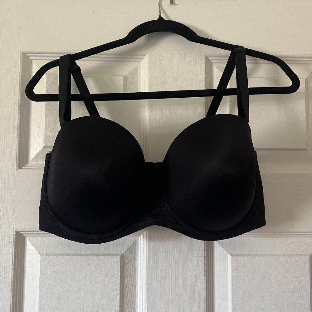 Strapless Adjustable Bras Set (Black + Beige)